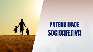 Paternidade socioafetiva [upl. by Maryjane575]