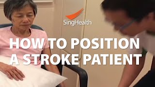 How To Position A Stroke Patient [upl. by Einnij]