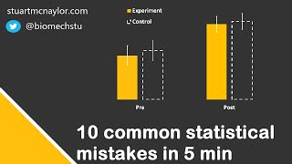 Ten Statistical Mistakes in 5 Min [upl. by Larianna]