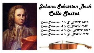 Johann Sebastian Bach  Cello suites in 432 Hz great for reading or studying [upl. by Laamak379]